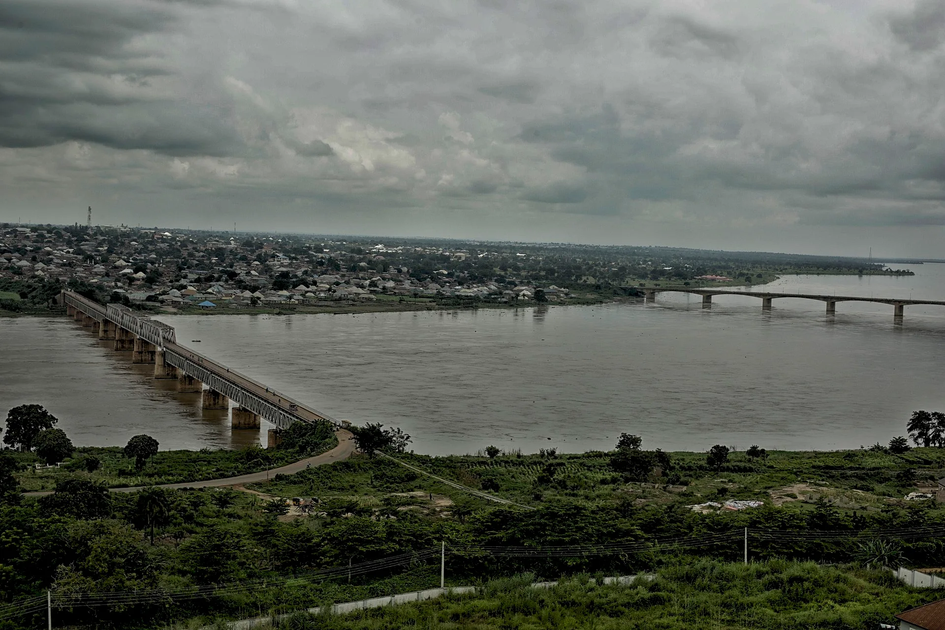 River Benue and the bridges in Makurdi
