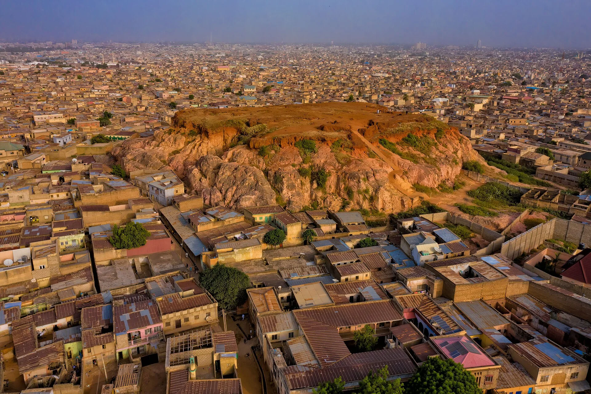 Dala Hill and the surrounding city of Kano