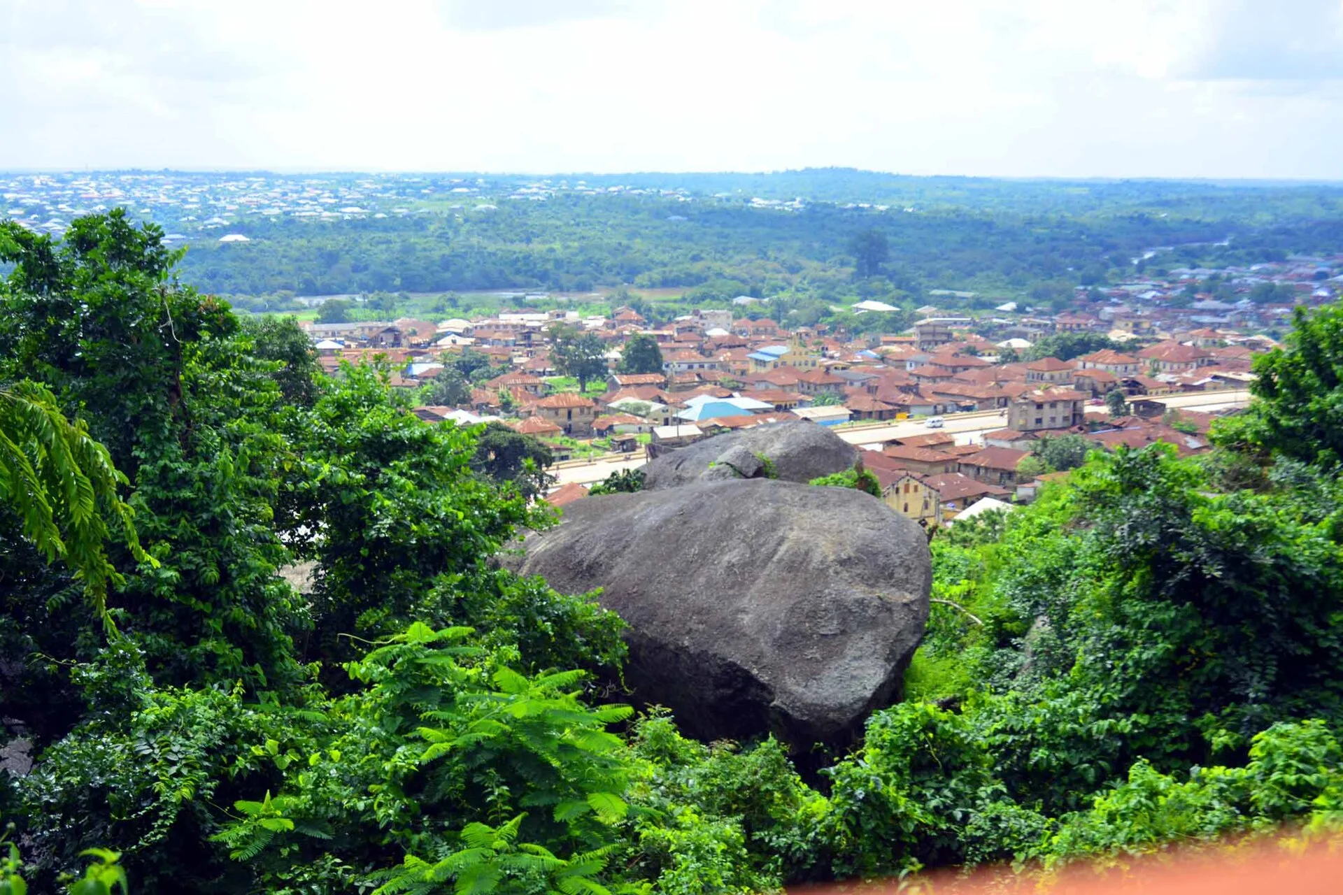 Abeokuta viewed from Olumo Rock