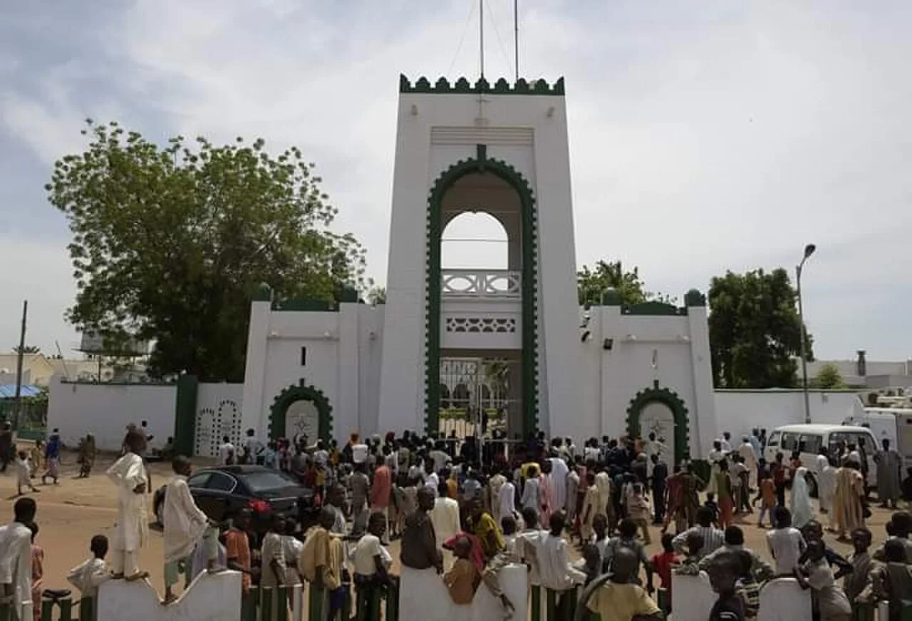 The Sultan’s palace entrance in Sokoto